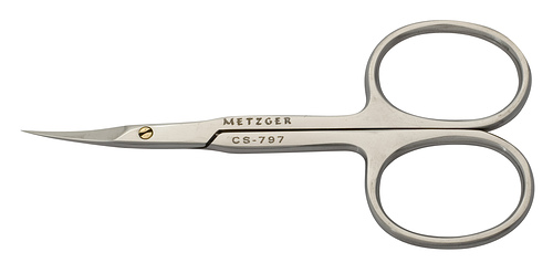 Metzger ножницы для кожи cs-797-s (cvd) изогнутые (а)